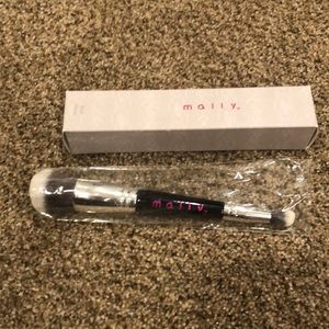 Mally face and eye double ended brush